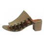 Sandale dama, piele naturala, toc 5cm, Verde, DOGATI ECLIPSE - TRK21V
